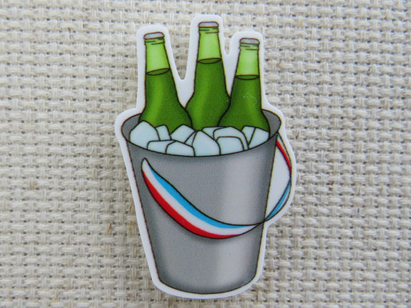 First view of Bucket of Bottles Needle Minder.
