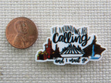 Second view of The Mountains Are Calling Needle Minder.