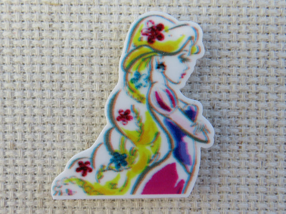 First view of Watercolor Rapunzel Needle Minder.