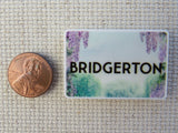 Second view of Bridgerton Wisteria Needle Minder.