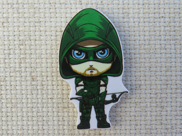 First view of Green Arrow Needle Minder.