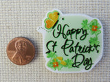 Second view of Happy St. Patrick's Day Needle Minder.