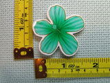 Third view of the Greenish Blue Hibiscus Flower Needle Minder