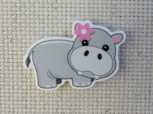 First view of Adorable Hippo Needle Minder.