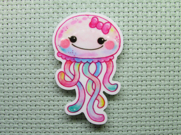 First view of the Smiling Jelly Fish Needle Minder