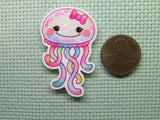 Second view of the Smiling Jelly Fish Needle Minder