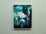 First view of the Black and White Pair of Wolves Dreamcatcher Needle Minder
