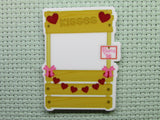 First view of the Kissing Booth Needle Minder