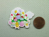 Second view of the Cute Little Springtime/Easter City Needle Minder