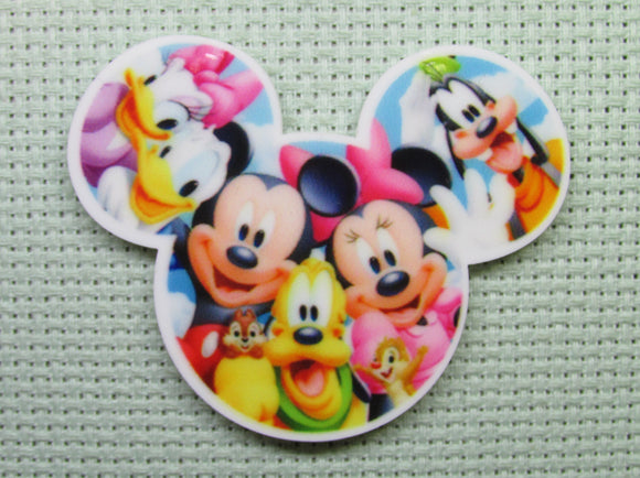 First view of the Large Mickey and Friends Mouse Head Needle Minder