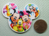 Second view of the Large Mickey and Friends Mouse Head Needle Minder