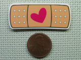 Second view of the All Better With Love Band aid Needle Minder