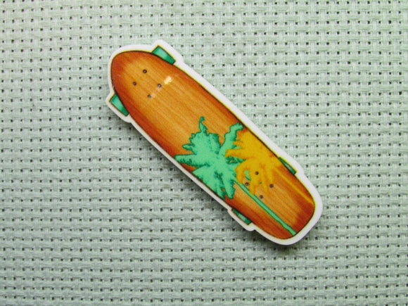 First view of the Palm Tree Skateboard Needle Minder