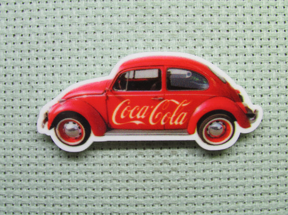 First view of the Coca Cola Red VW Bug Car Needle Minder