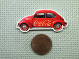 Second view of the Coca Cola Red VW Bug Car Needle Minder