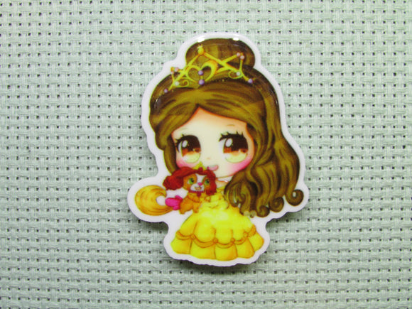 First view of the Beautiful Young Belle with a Puppy Needle Minder
