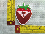 Third view of the Dressed Up Chocolate Covered Strawberry Needle Minder