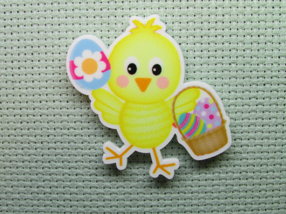First view of the Cute Easter Chick Needle Minder