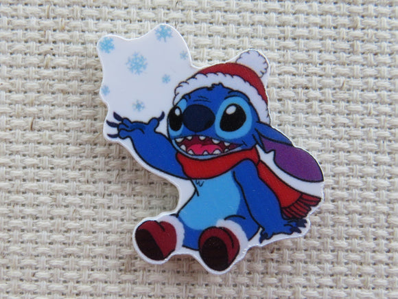 First view of Stitch Playing in the Snow Needle Minder.