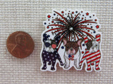 Second view of Fireworks Bulldogs Needle Minder.