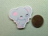 Second view of the Cute Elephant Needle Minder