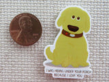 Second view of I Was Hiding Under Your Porch Because I Love You Needle Minder.