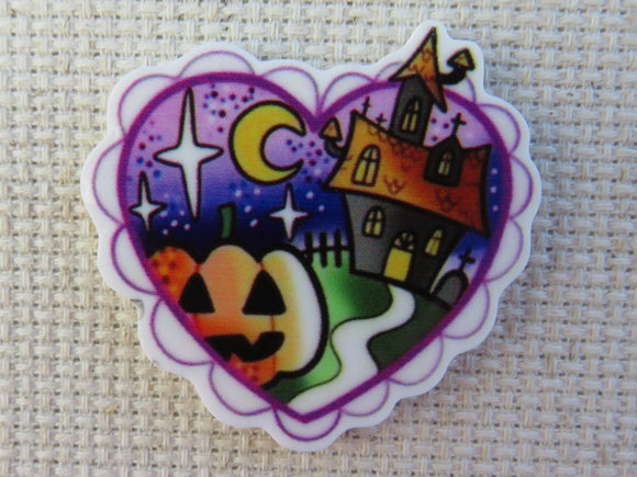 First view of Halloween Love Heart Needle Minder.