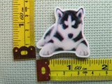 Third view of the Handsome Husky Puppy Needle Minder