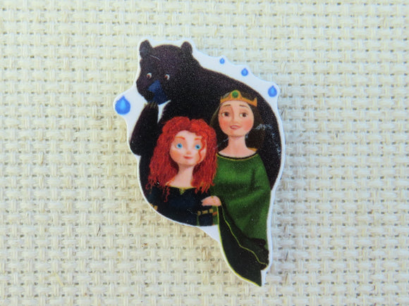 First view of Merida with her Mom/Bear Needle Minder.