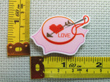 Third view of the For the Love of Cross Stitch Needle Minder
