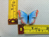 Third view of the Blue Butterfly with Orange Tips Needle Minder