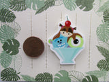 Second view of the Monster's Inc Ice Cream Sundae Needle Minder