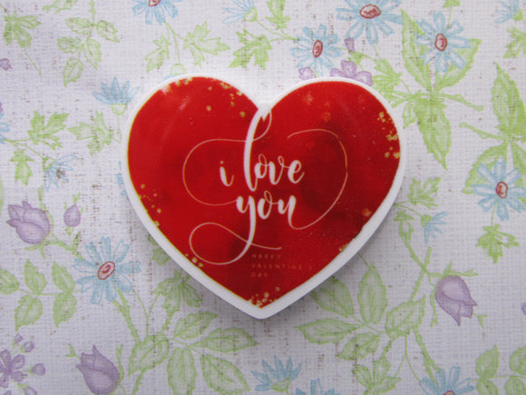 First view of the I Love You Valentines Heart Needle Minder