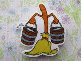 First view of the Magic Broomstick with Buckets of Water Needle Minder