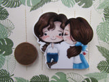 Second view of the Belle and the Prince Needle Minder