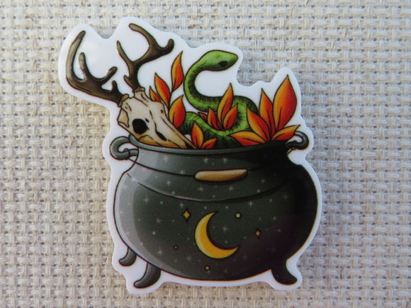 First view of A Wicked Cauldron Needle Minder.