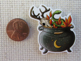 Second view of A Wicked Cauldron Needle Minder.