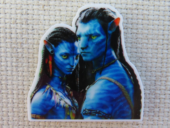 First view of Jake and Ney'tiri Sully Needle Minder.