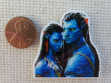 Second view of Jake and Ney'tiri Sully Needle Minder.