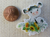 Second view of Flowery Cow Needle Minder.
