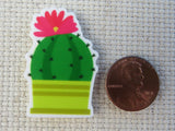 Second view of Potted Cactus Plant Needle Minder.