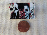 Second view of The Faces of Horror Movies Needle Minder,.