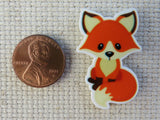 Second view of Cute Fox Needle Minder.