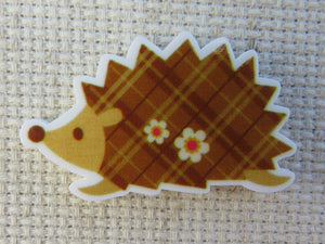 First view of Hedgehog with a Couple of Flowers Needle Minder.