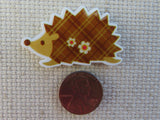 Second view of Hedgehog with a Couple of Flowers Needle Minder.
