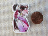 Second view of Watercolor Sketch Mulan Needle Minder.