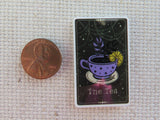 Second view of Tarot Tea Card Needle Minder.