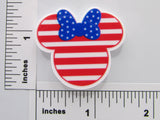 Third view of the Patriotic Minnie Mouse Head Needle Minder