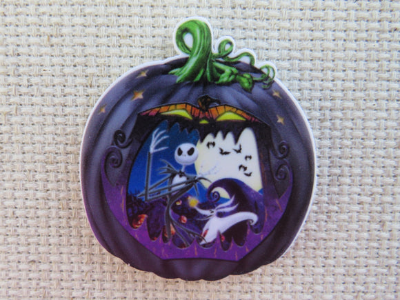 First view of Jack in a Black Pumpkin Needle Minder.