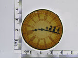 Fourth view of the Peter Pan, Wendy, John, and Michael on the Face of the Clock Needle Minder